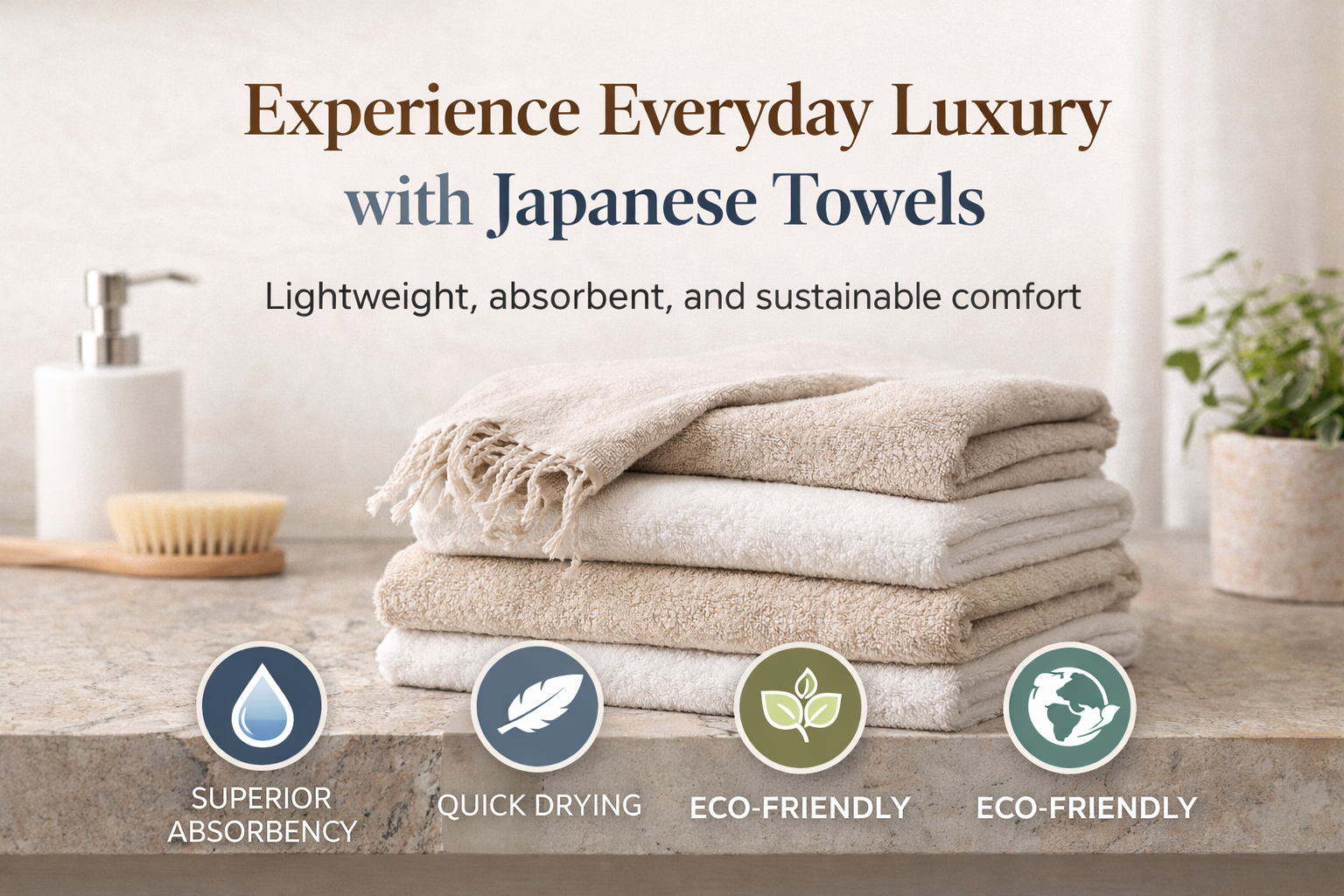 Japanese towels